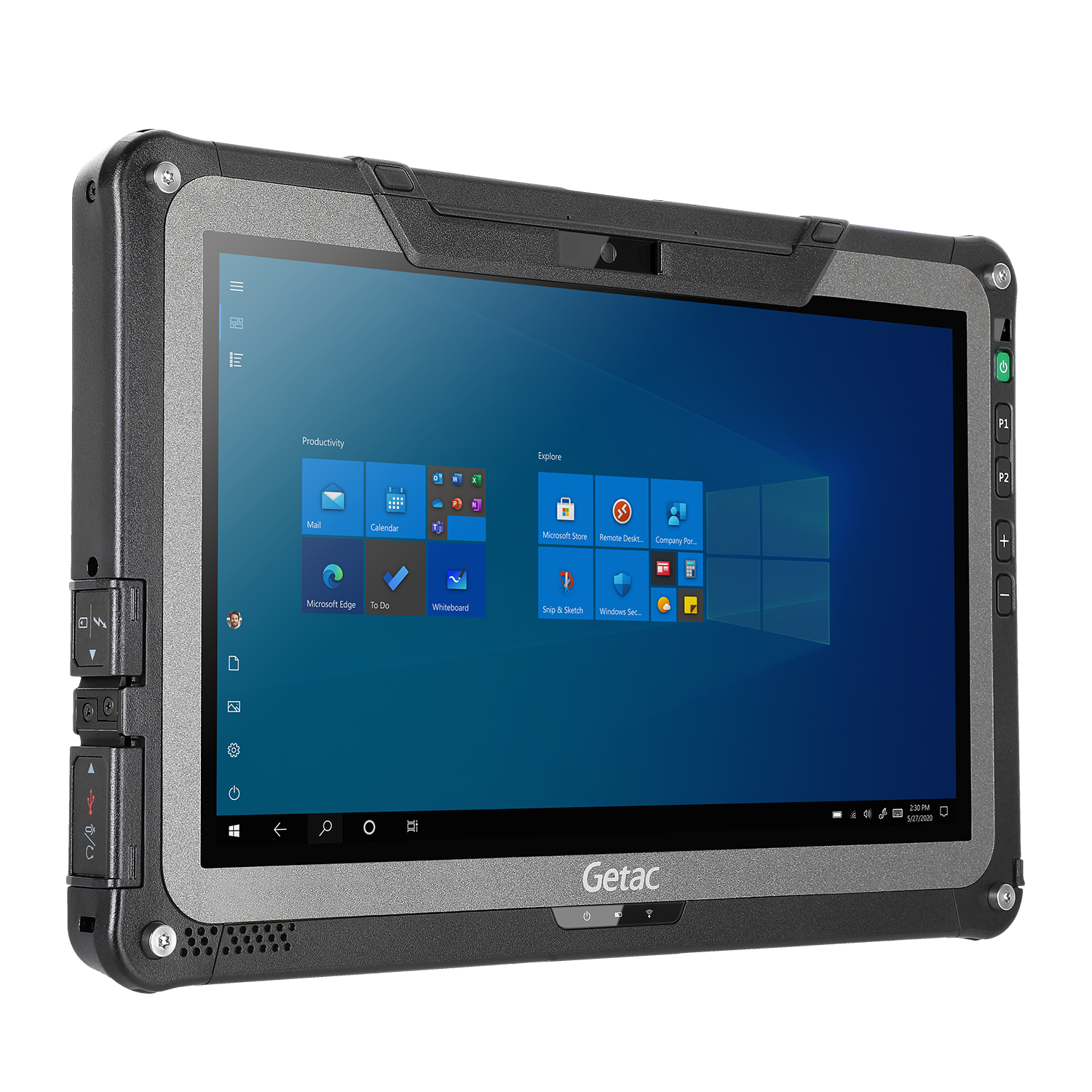 Б/у защищенный планшет Getac F110 Basic, проц. i5-4300U 1.90GHz/ 11.6", яркость 800 nits/4GBRAM/Multi-touch TS/128GB SSD/2 батареи с горячей заменой/LAN/ Bluetooth/-21C...+50С/ Win 8.1/БЕЗ ГАРАНТИИ