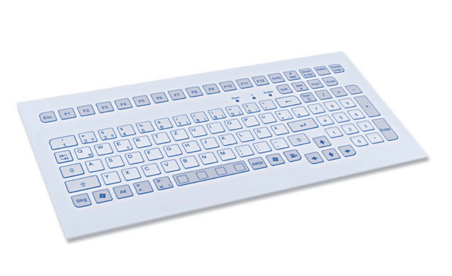 TKS-104a-MODUL-USB-US/cyr Компактная мембранная клавиатура, модульная версия, 104 клавиши, русифицированная, IP65, USB