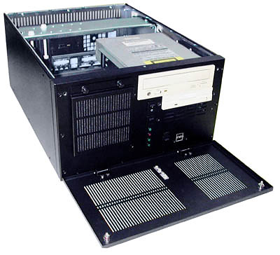 4-слотовый корпус для промышленного компьютера на базе материнской платы Micro ATX