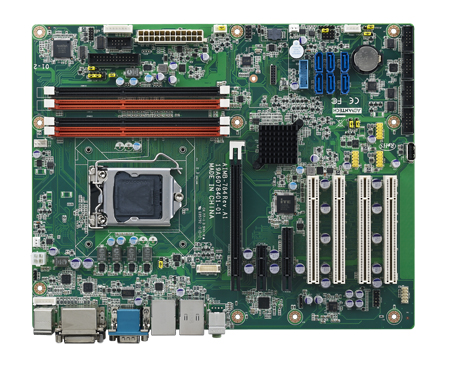Промышленная материнская плата формата ATX на базе чипсета Q87 с поддержкой процессоров Haswell