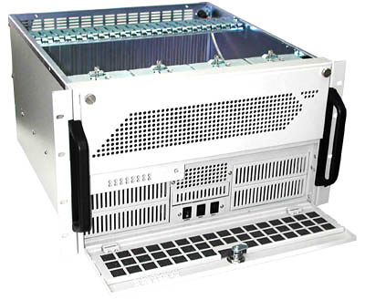 6U корпус повышенной функциональности для промышленного сервера 