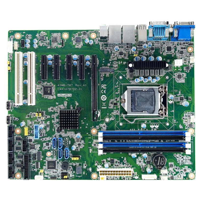 Промышленная материнская плата формата ATX на базе чипсета Q470E с сокетом LGA1200 для процессоров Intel® Core™ i9/i7/i5/i3/Pentium®/Celeron® 10-поколения
