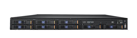 1U корпус для серверной платы EATX/ATX с 8 отсеками для дисков с возможностью горячей замены