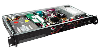 1U корпус для Mini-ITX плат
