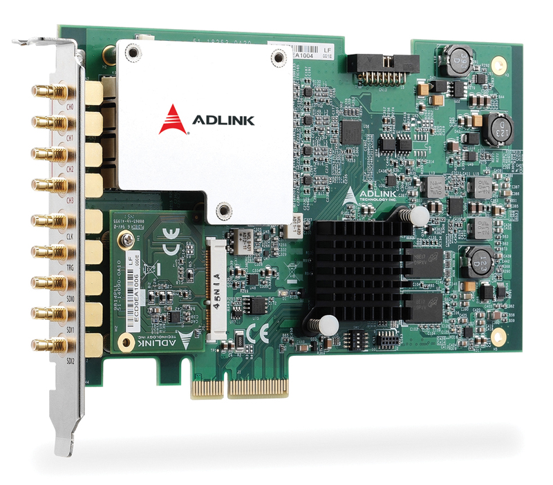 PCI Express плата АЦП 4-канала, разрешение 12-Bit частота опроса 80 MS/s