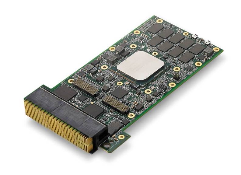 3U VPX Processor Board Intel Xeon D-1559,DDR4 16GB, SLC 64GB, dual 10G-KR, dual GbE Base-T, VGA, 2x USB 3.0, XMC slot with coating & ETT -40 to +75