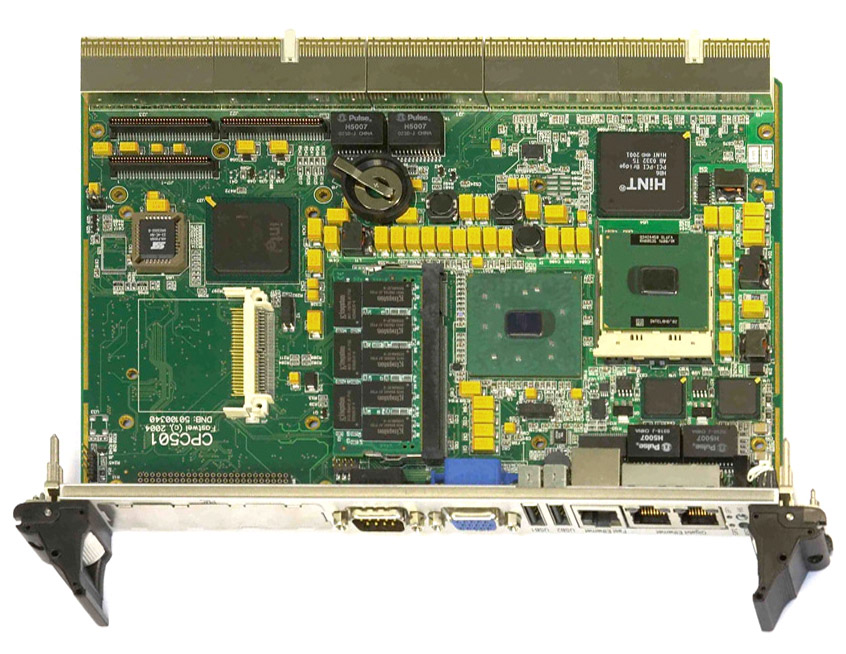 Процессорная плата CompactPCI 6U с процессором Pentium M до 1,8 ГГц, 2xGigabit Ethernet, 1xFast Ethernet