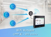 Панели оператора Weintek новой серии cMTx с установленным модулем M02 могут работать как точка доступа Wi-Fi