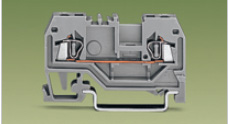 Одноуровневые клеммы типа CAGE CLAMP на 2, 3 или 4 провода