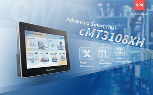 cMT3108XH — усовершенствованная модель интеллектуальных панелей оператора серии cMTx