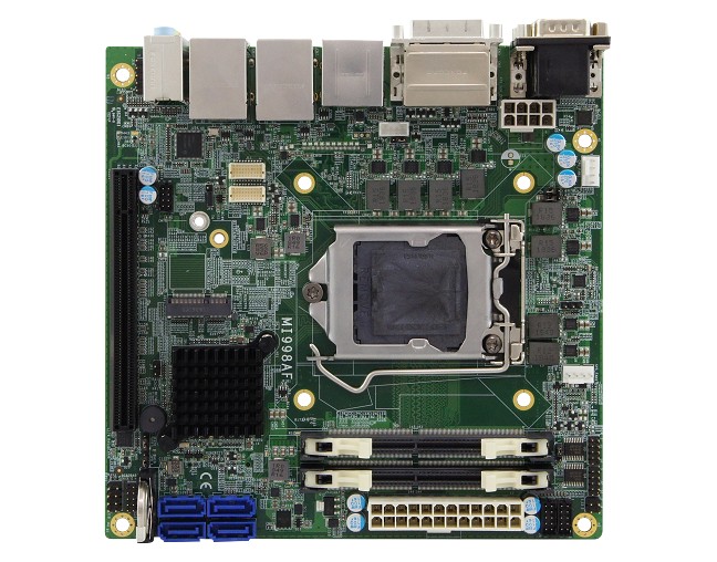 Материнская плата формата Mini-ITX с процессором Intel Core 8/9-го поколения