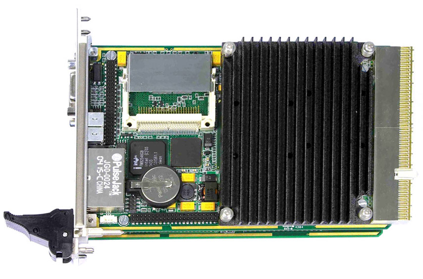 Процессорная плата CompactPCI 3U (PICMG2.0) на базе процессоров Pentium M до 1,8 ГГц, 2х Gigabit Ethernet и 2хSerial ATA