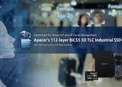 Промышленные SSD серии CH120 от Apacer с чипом 3D TLC оптимизированы для IoT, интеллектуального видеонаблюдения и систем распознавания лиц